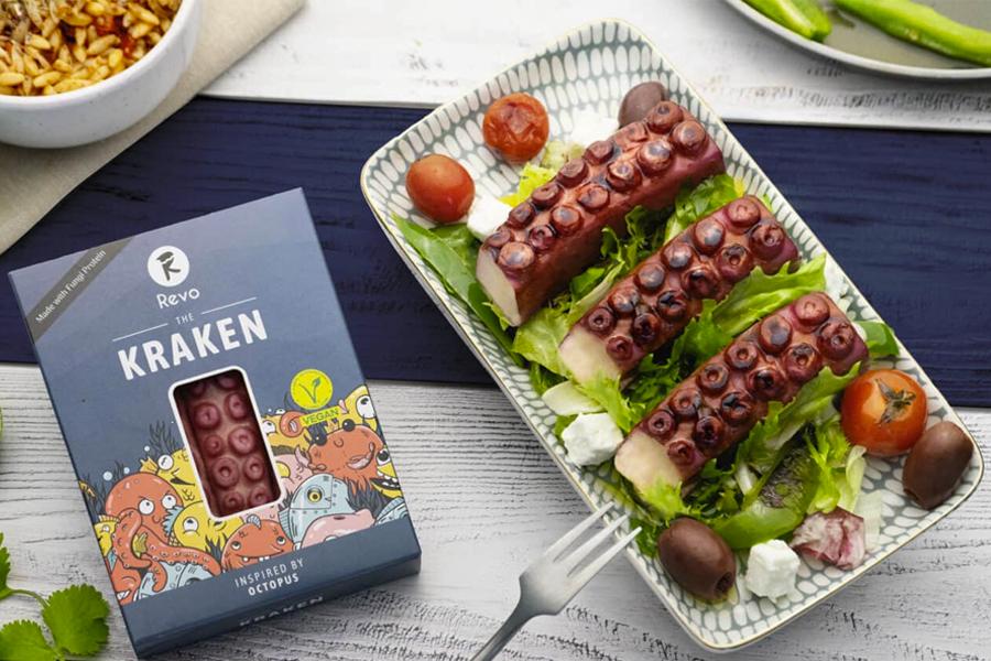 Revo Foods unveils plant-based octopus, using fungi protein