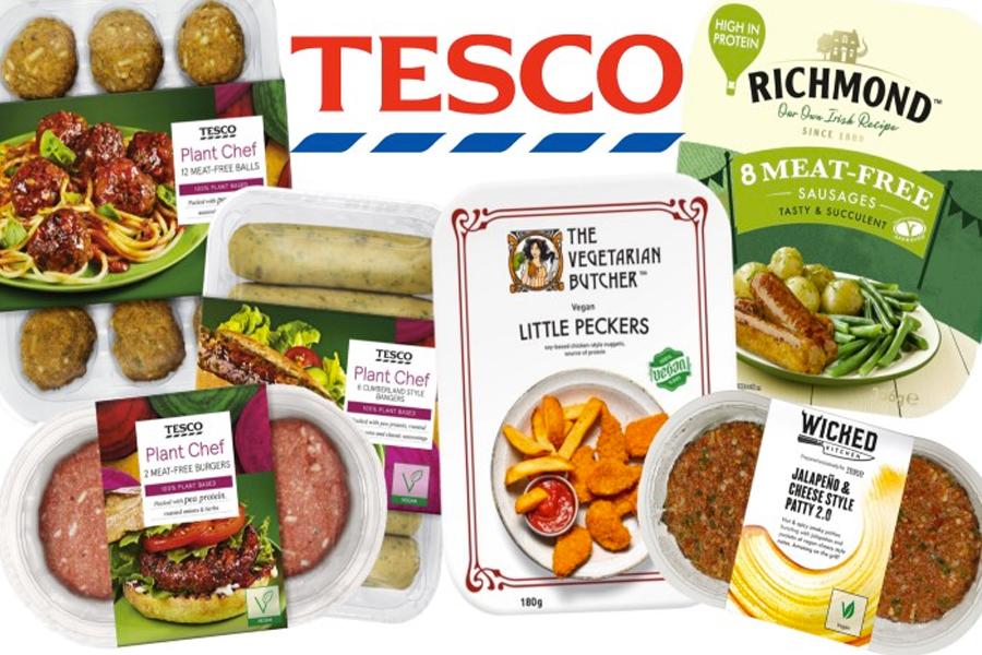 Tesco reports rising demand for meat-free products