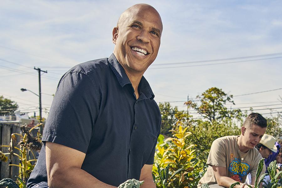 Senator Cory Booker is on a mission to change the food system