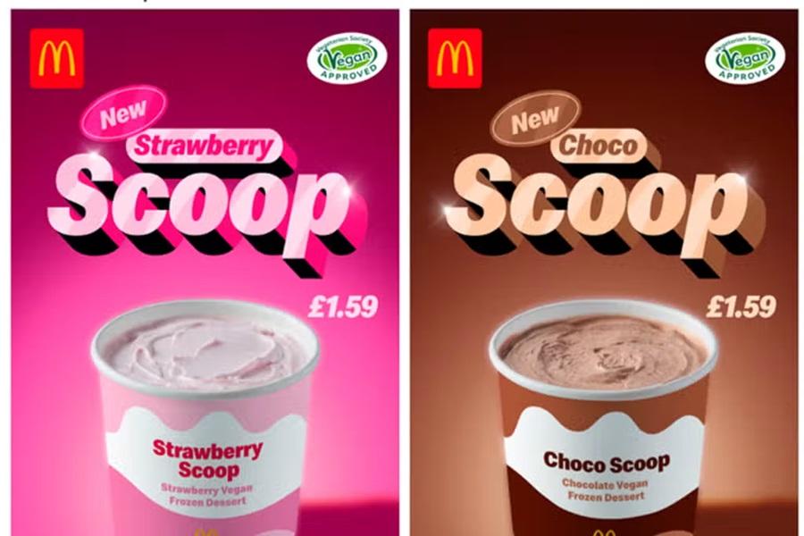 McDonald’s UK launches vegan ice-cream