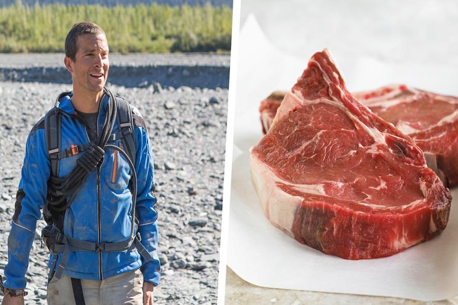 Survivalist Bear Grylls criticised for encouraging meat-heavy diet