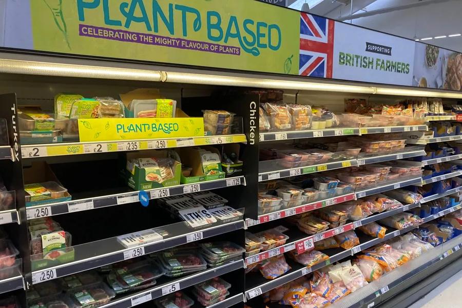 European supermarkets are encouraging shoppers to eat less meat