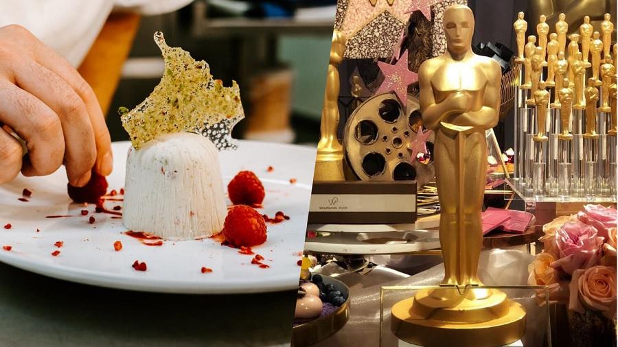 Chef Wolfgang Puck serves up vegan dishes at Oscars after party